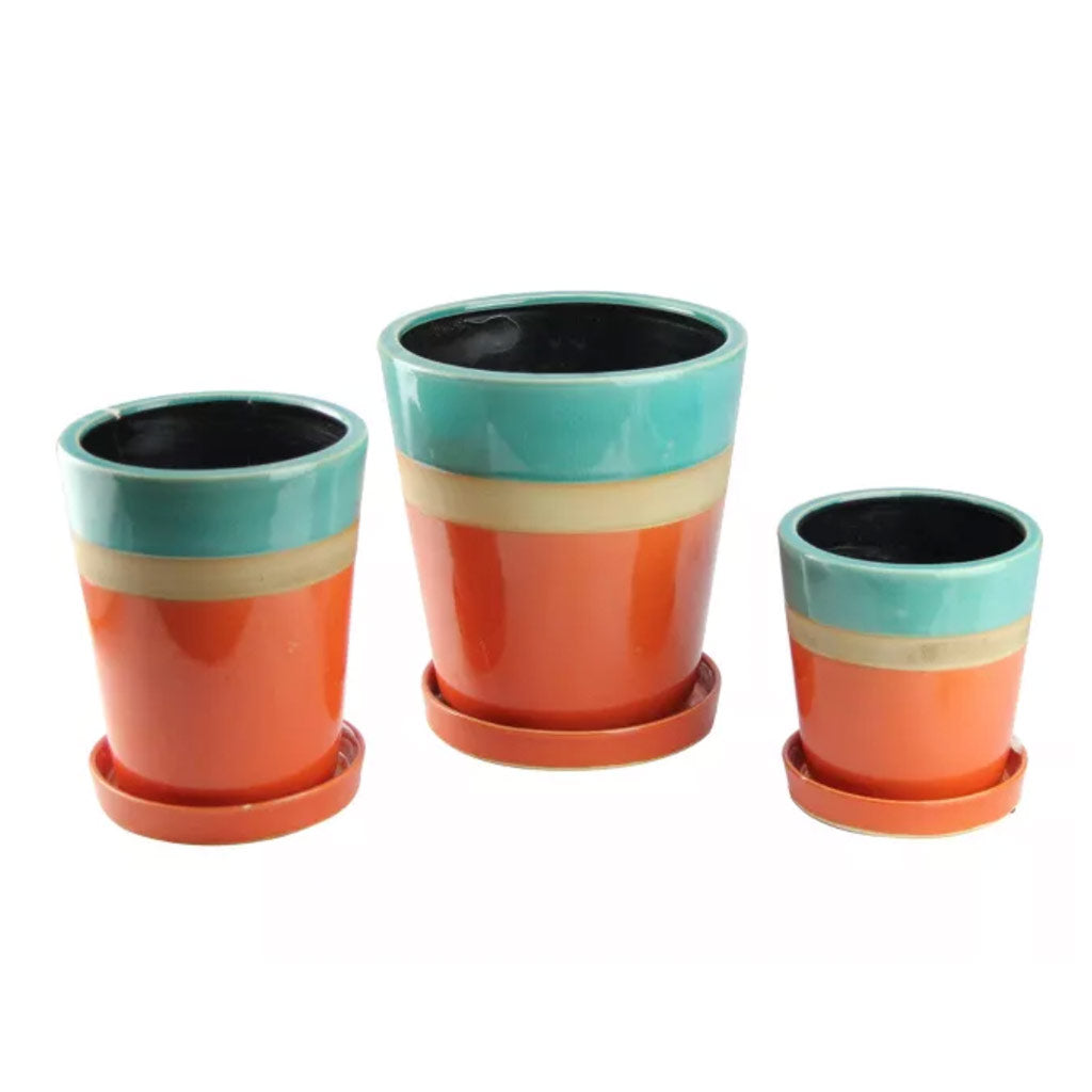 plant pot trio Ceramic Pot Trio