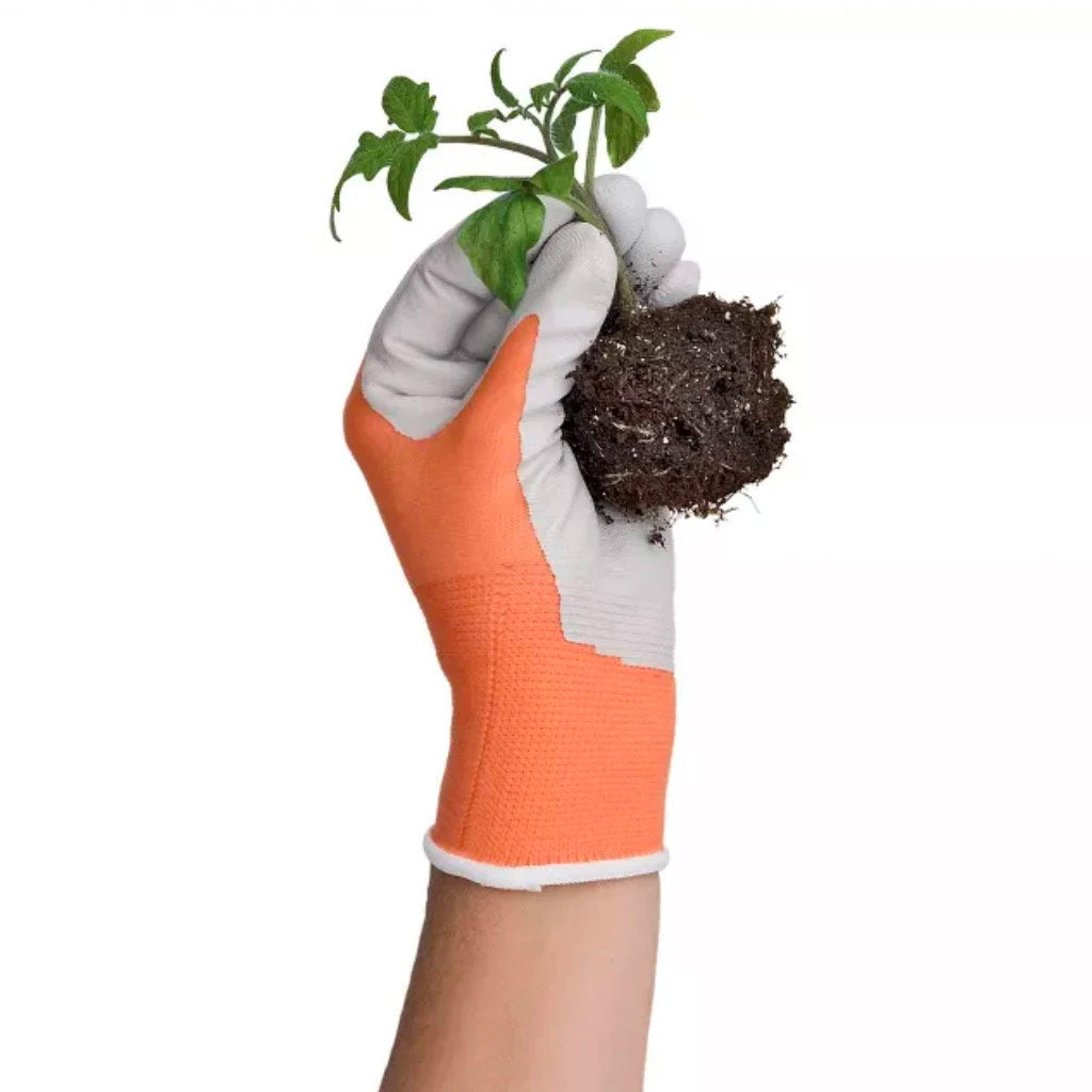 Orange Gardening Gloves
